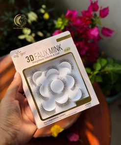 SNOW SHIRLEY 3D Faux Mink Eyelashes - 5 Pairs (স্নো শার্লি ৩ডি ফক্স মিঙ্ক আইল্যাশ - ৫ জোড়া)