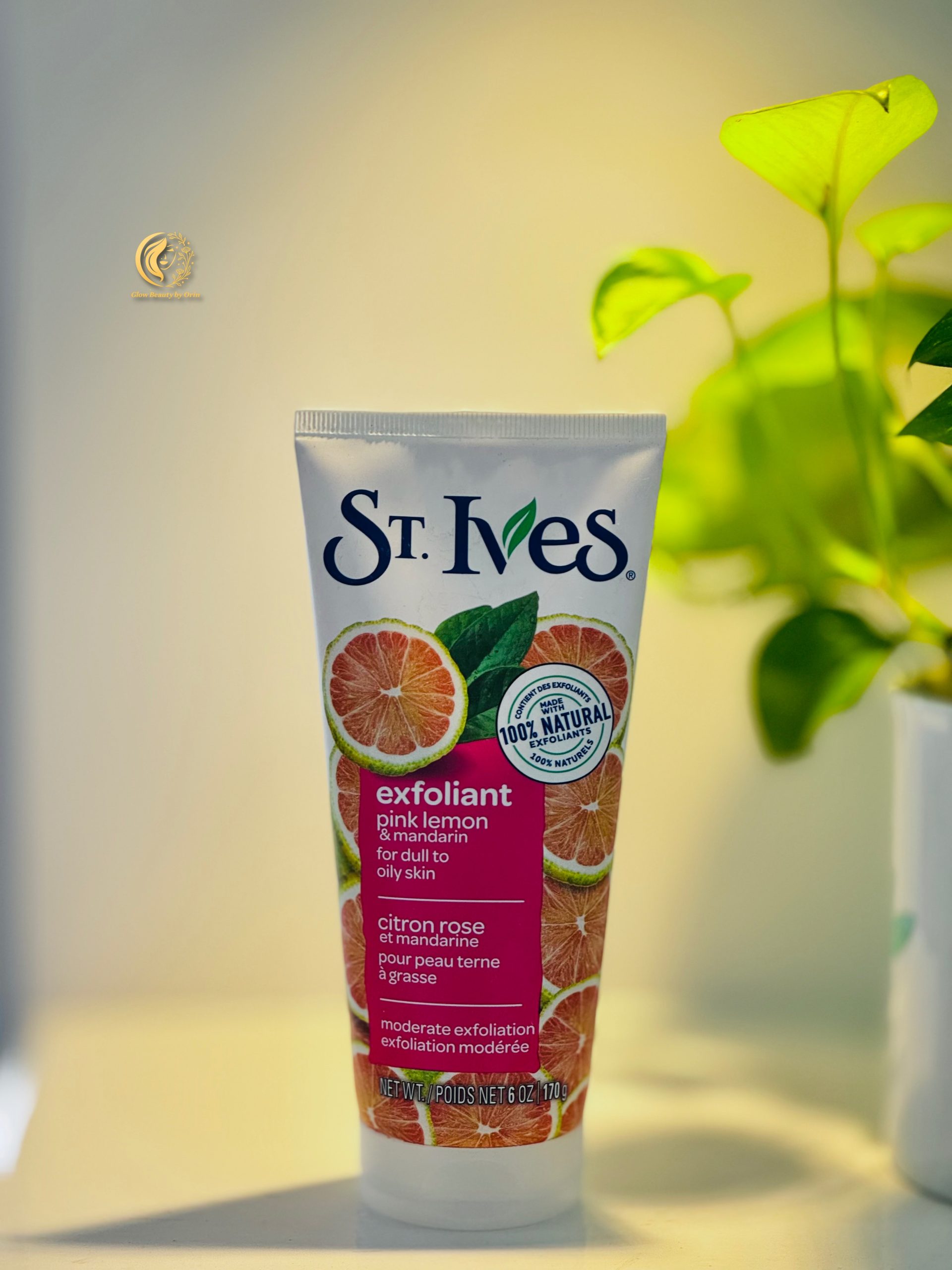 St. Ives Radiant Skin Pink Lemon & Mandarin Orange Face Scrub (Exfoliant) 170gm