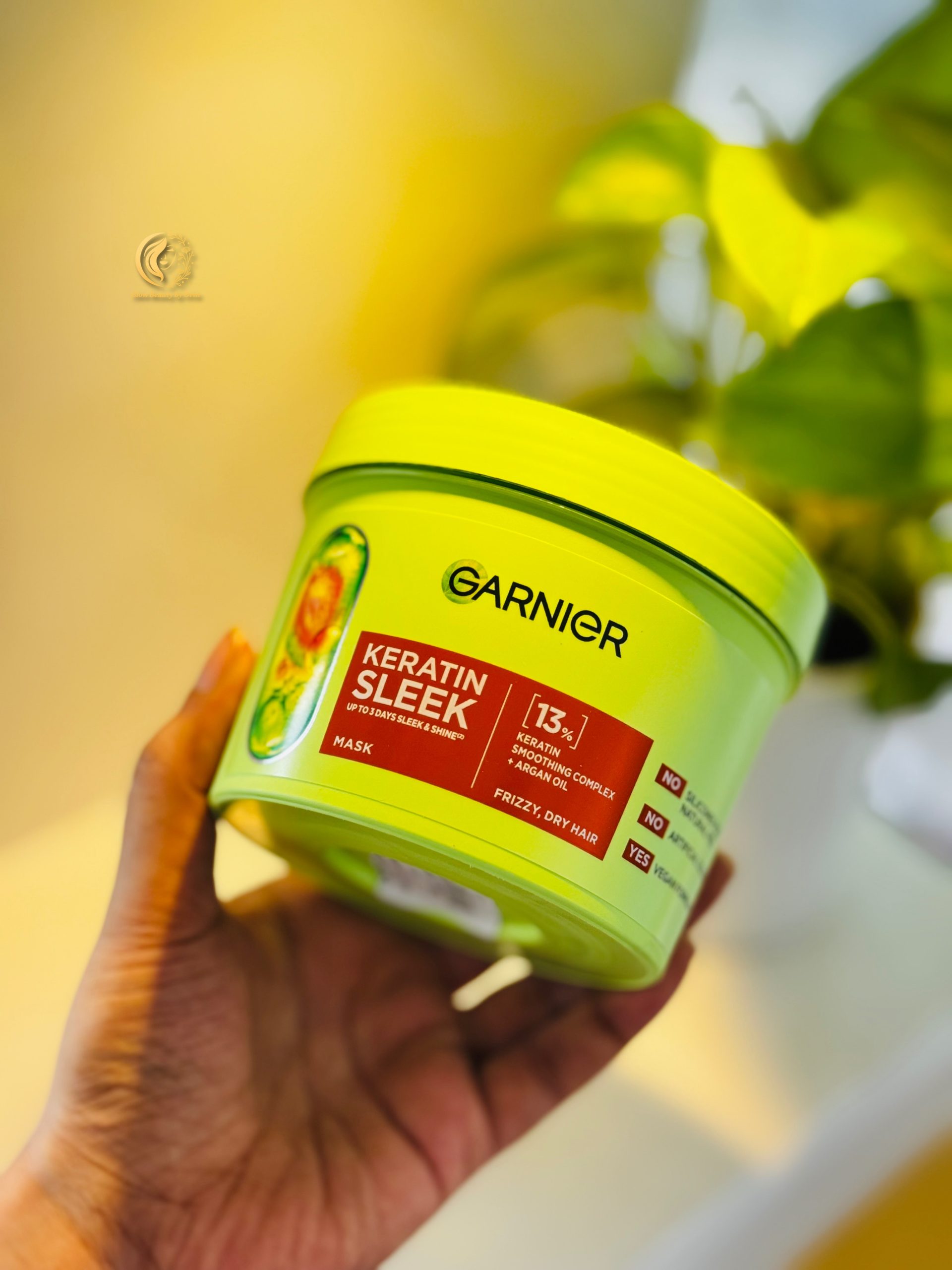 Garnier Keratin Sleek Mask (13% Keratin Smoothing Complex + Argan Oil)