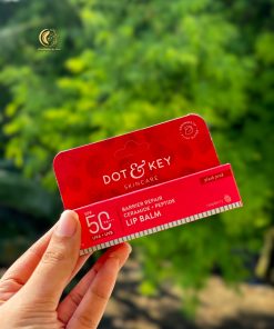 Dot & Key Barrier Repair Ceramide + Peptide Lip Balm SPF 50 PA+++ (Shade: Plush Pink - Raspberry)
